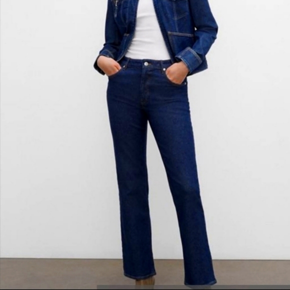 ELLE Monaco Dark Wash Jeans Size 6 - Picture 1 of 7